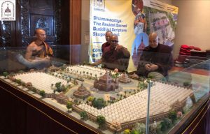 Venerable Nyauk Oo Sayadaw visited and blessed the construction of the Ancient Sacred Buddhist Scripture Stupas - Dhammacetiya