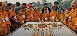 Dhammacetiya introduction at Ramagrama, Nepal