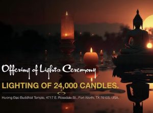 Offering of lights ceremony - Vesak 2025