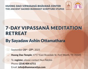 Vipassana Meditation retreat