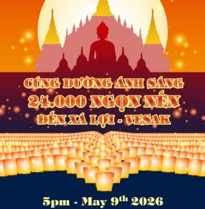 cung duong anh sang den sa loi Phat vesak 2026