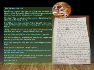 la thu gui thay Tue Nhan