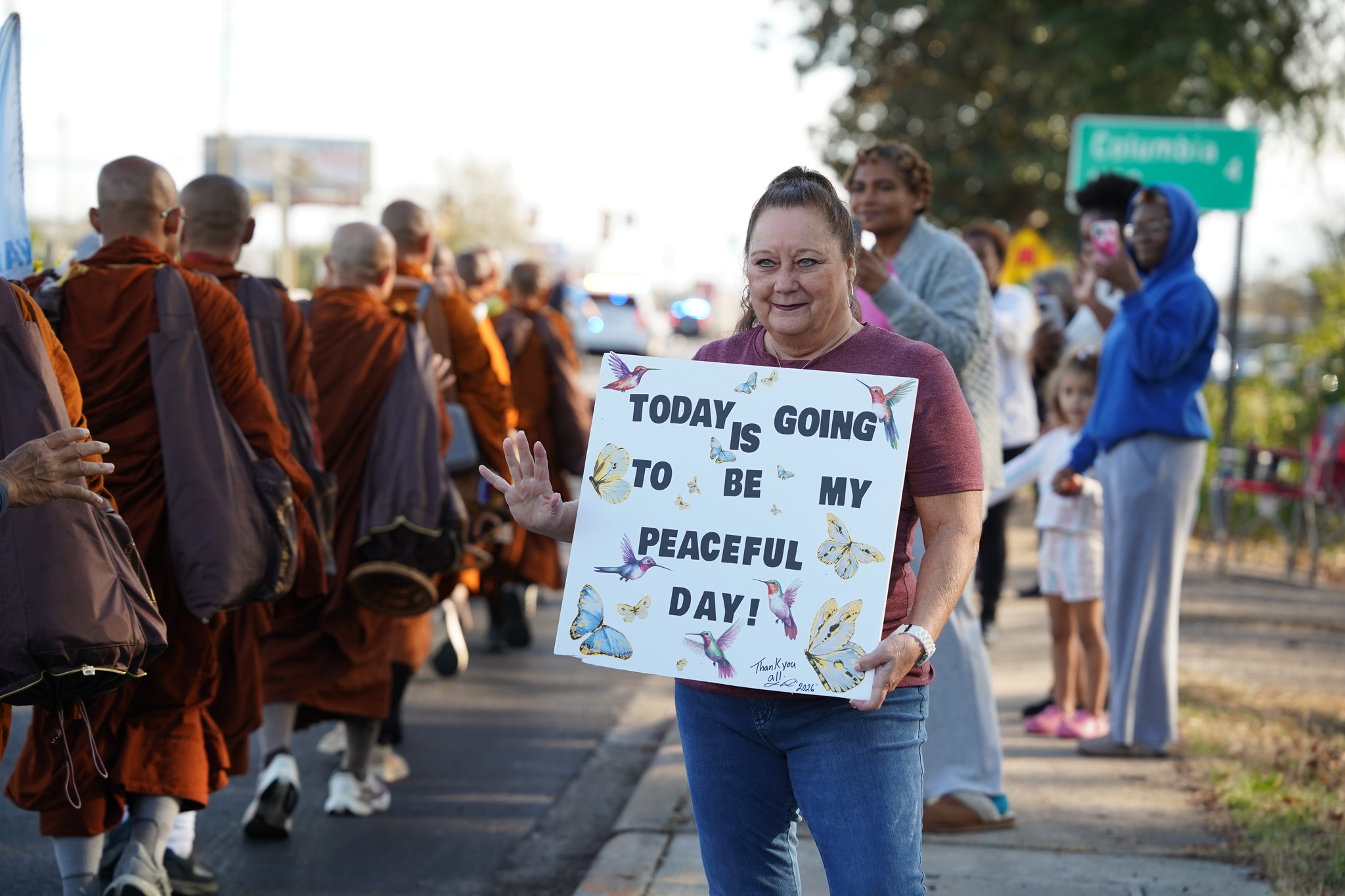 Walk for Peace - Day 77