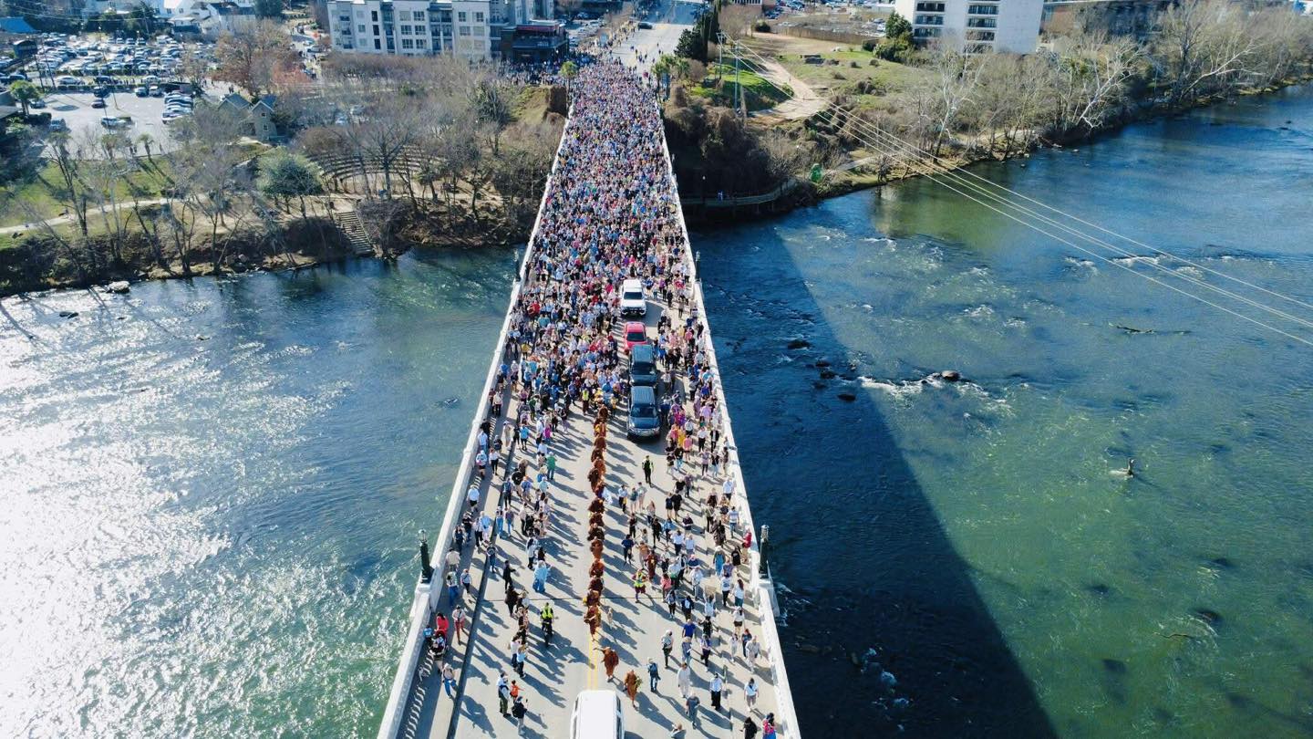 Walk for Peace - Day 77