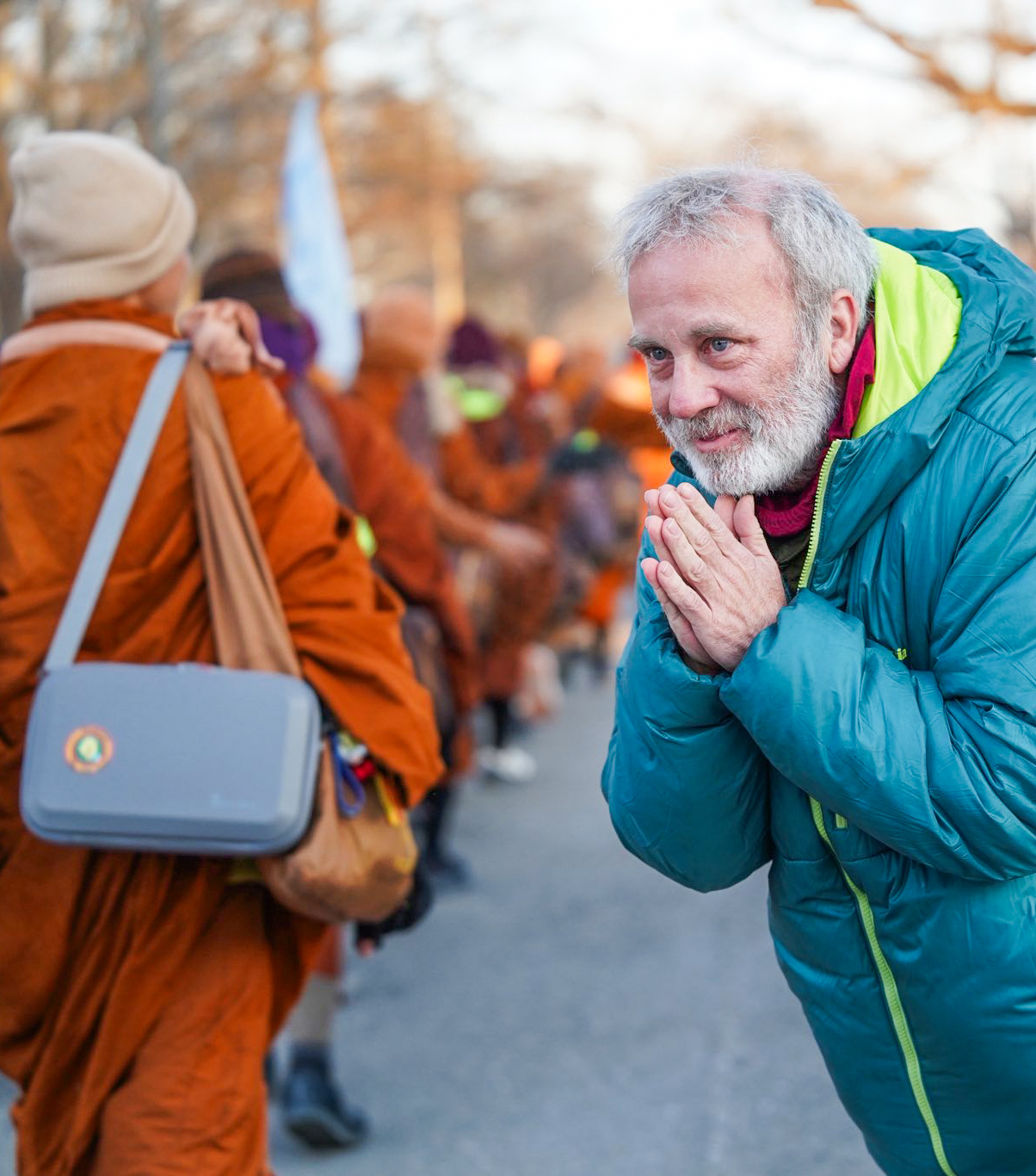 walk for peace - unexpected encounter